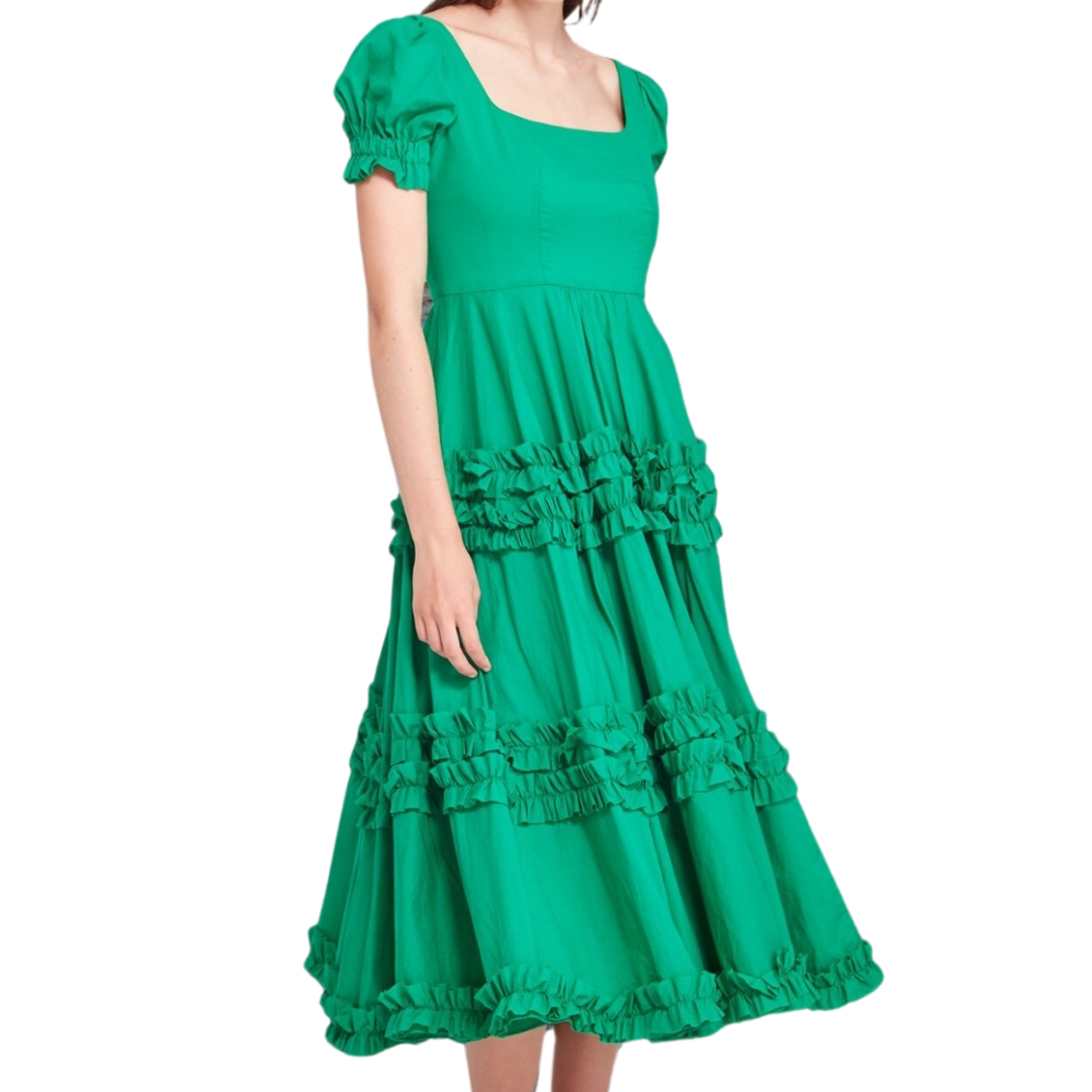 Trelise Cooper Spring green dress, size 8