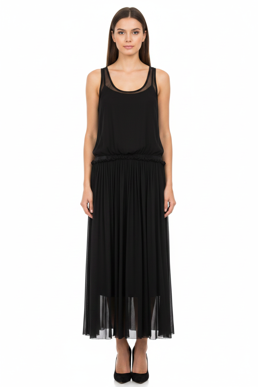 Trelise Cooper black sheer dress, size XS/8