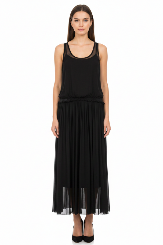 Trelise Cooper black sheer dress, size XS/8