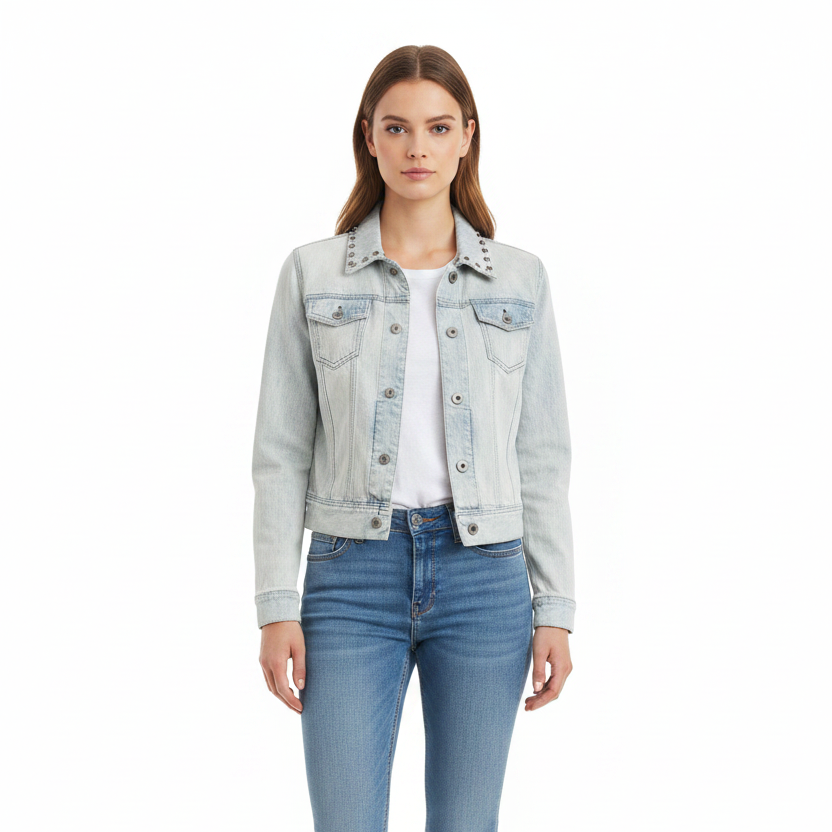 Diesel light blue denim jacket, size S, 8, retail $565