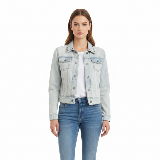 Diesel light blue denim jacket, size S, 8, retail $565