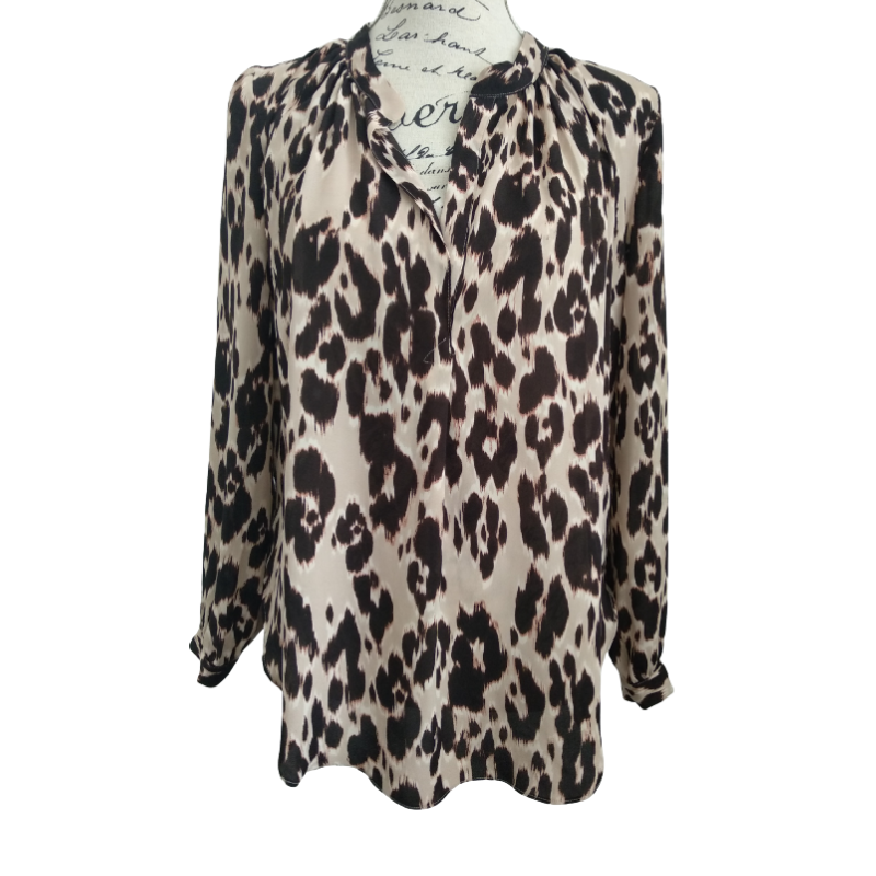 Halo & Hazard animal print top size S 10/12