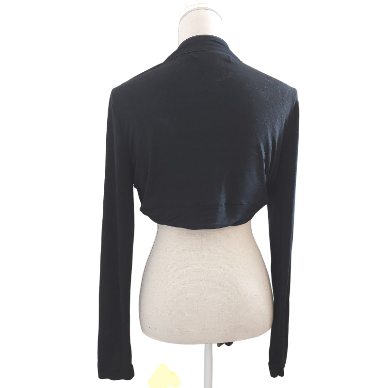 RJC by Kingham Jones black shrug, size S/10/12