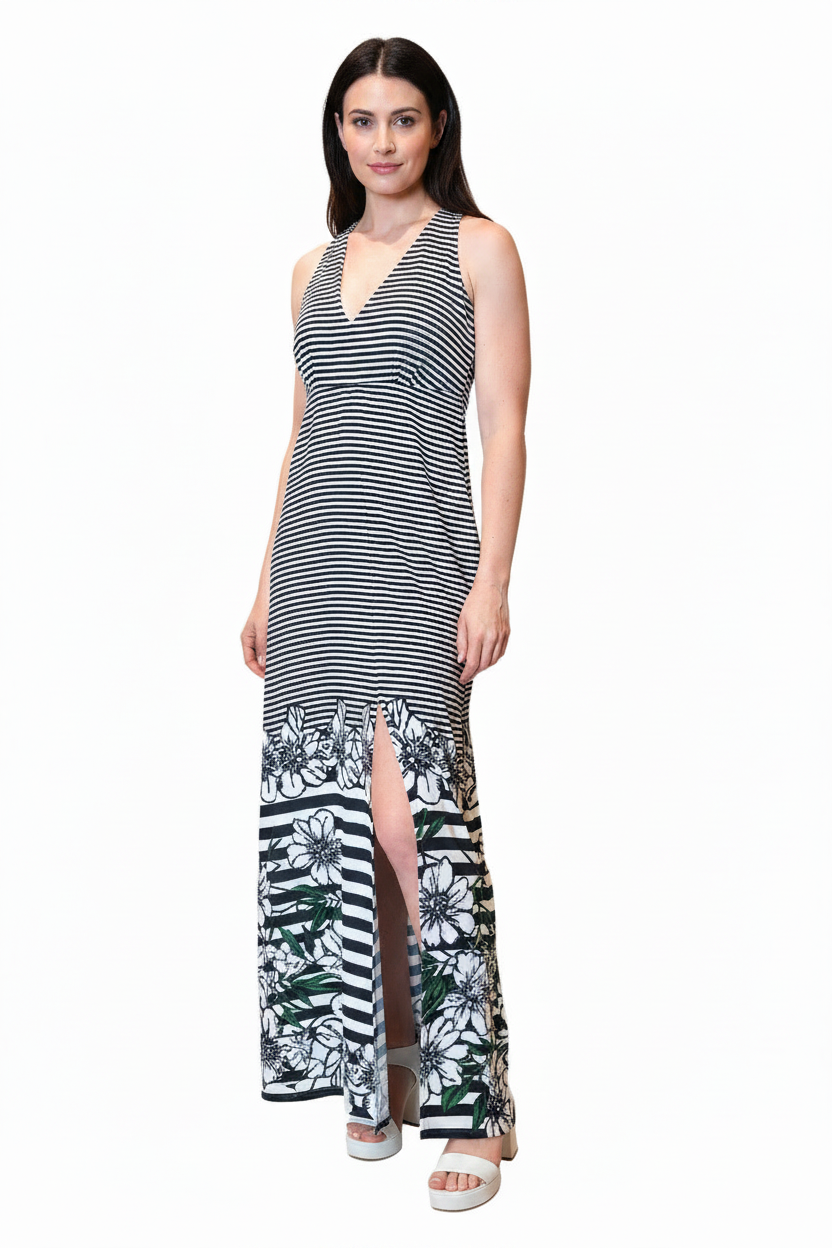 NEW COOP tall tale white/black Summer dress, size 10