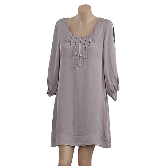 Veronica Maine silver grey dress, size 10