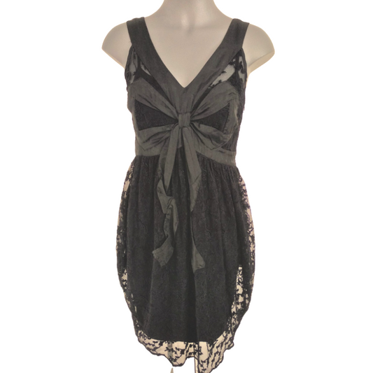 Trelise Cooper black lace dress, size 10, rent $40
