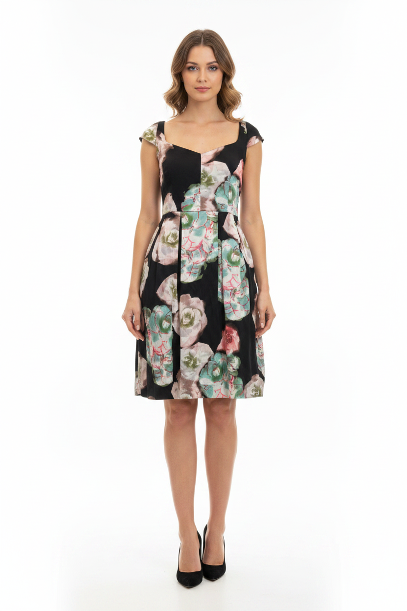Princess Charlotte silk floral dress, size 10