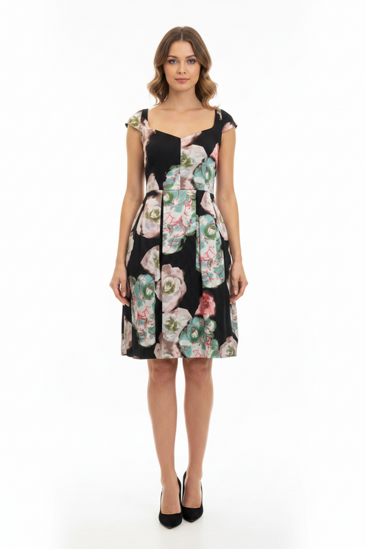 Princess Charlotte silk floral dress, size 10