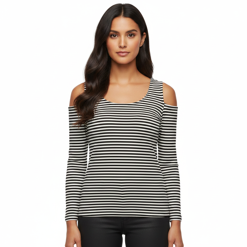 Paula Ryan striped top, size 10