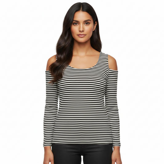 Paula Ryan striped top, size 10