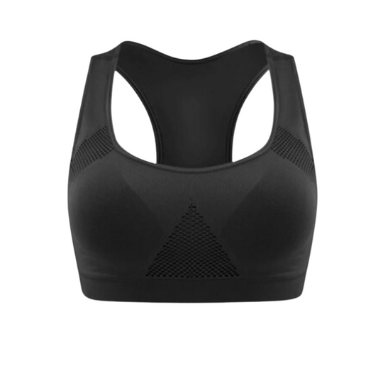 NEW black sports crop top, size 10 & 12 in stock