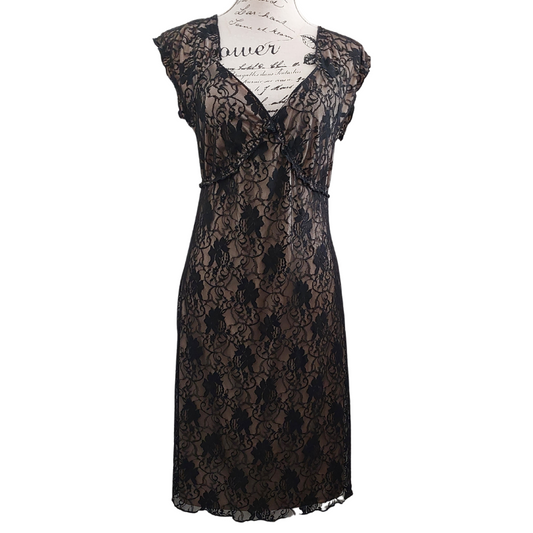 Black lace dress-size 12