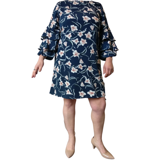 Izabel navy floral dress size 12