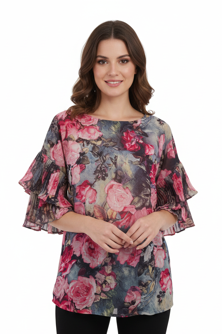 NEW Annah S green blouse/top, size S 10/12