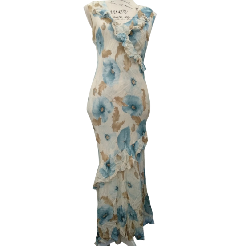 Seven Group Milan, floral midi dress, size 10/12