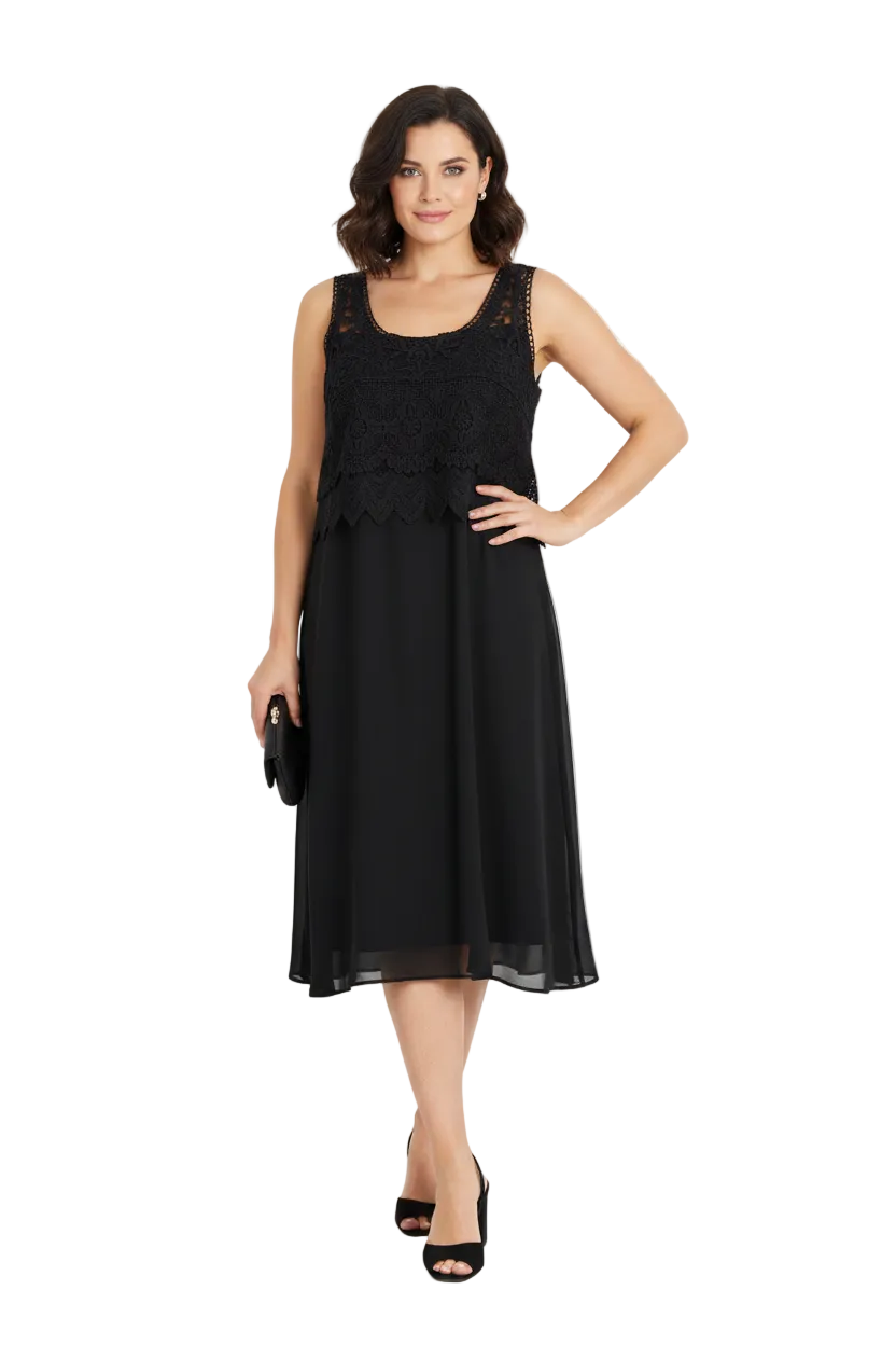 VARGO Black cocktail dress, size 12