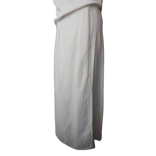 Episode white linen wrap skirt, size 14