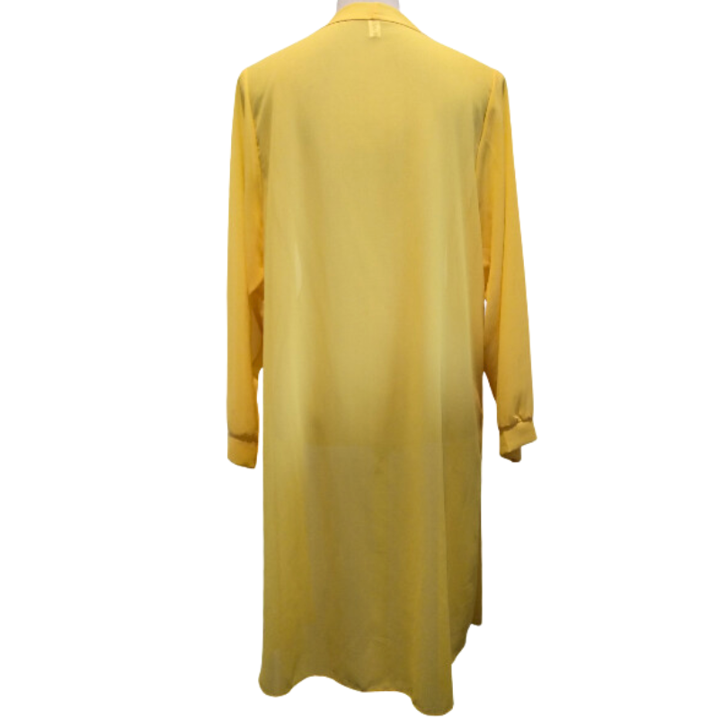 NEW Spring yellow layering coat, size 14