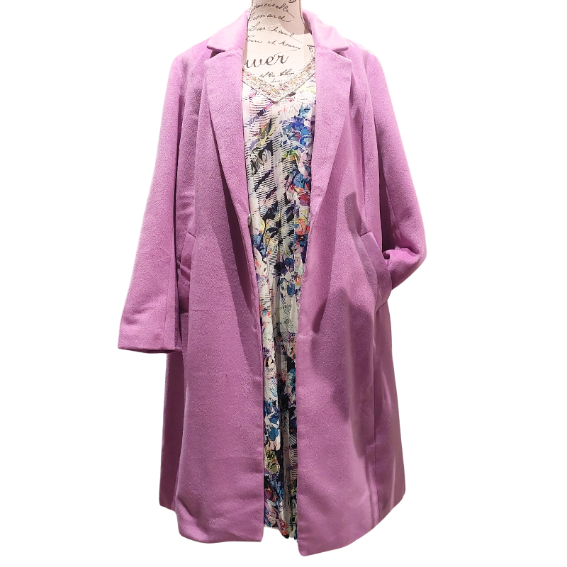 NEW Sara purple coat, size 14-16