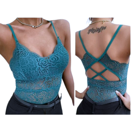 New lace bustier, size 12