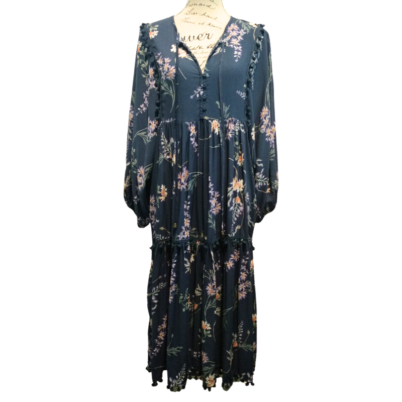 NEW JAASE blue floral dress, size 14 Anita V Fashion & Beauty NEW JAASE blue floral dress, size 14 Anita V Fashion & Beauty