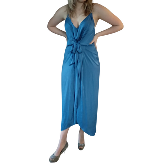 'Rana' blue formal/party dress-size 12/14