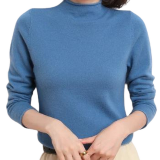 NEW 100% pure fine wool jumper, size 8-14, blue 14 in stock