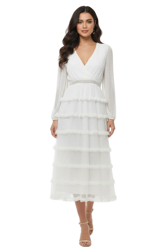 Whyte Valentine ivory dress, size 14