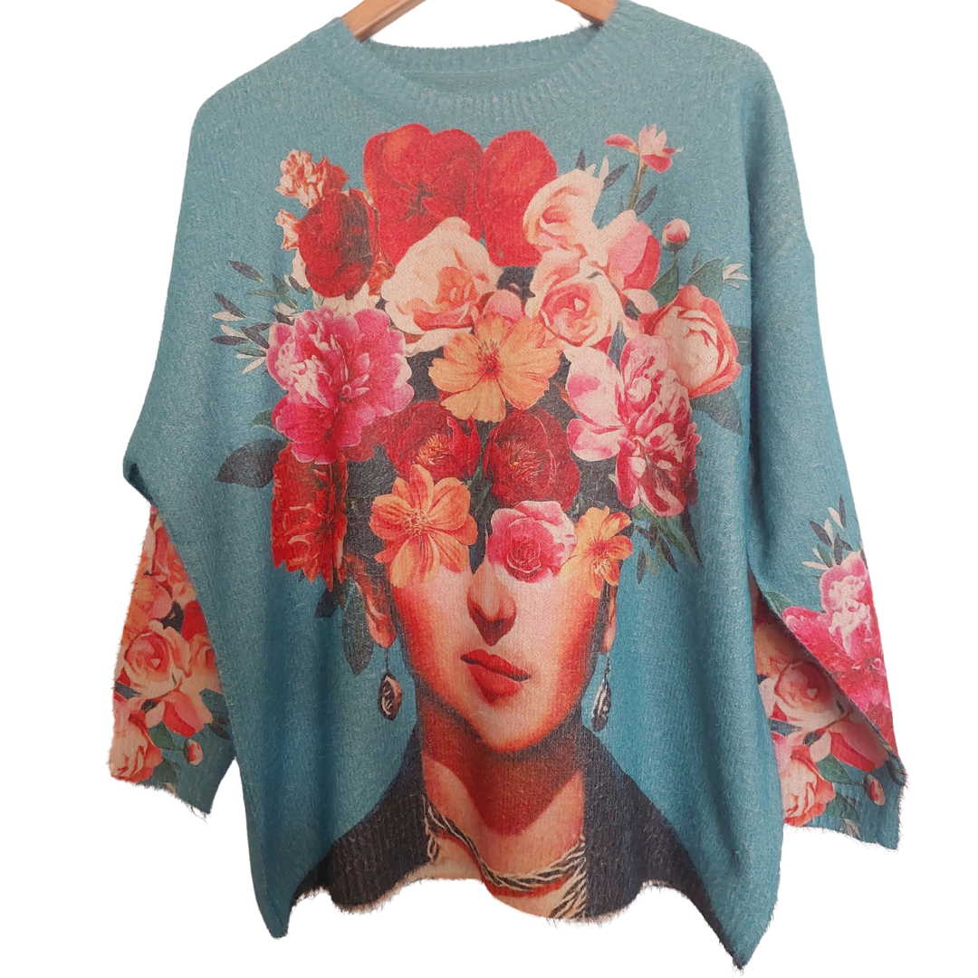 NEW KELLIS Frida Kahlo jumper, size 16/18