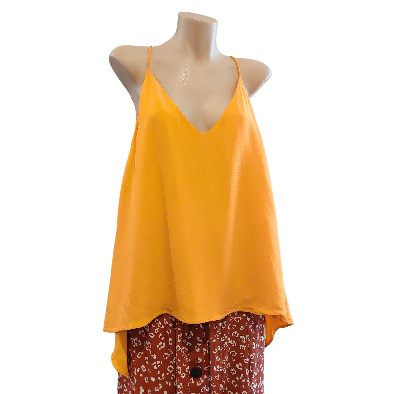 Bec & Bridge mustard top, size 6