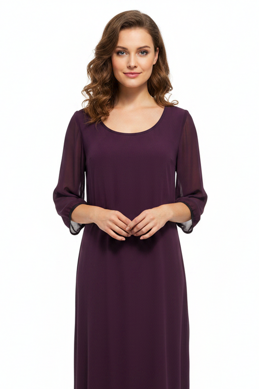 Robyn Mathieson aubergine dress, size 8/10