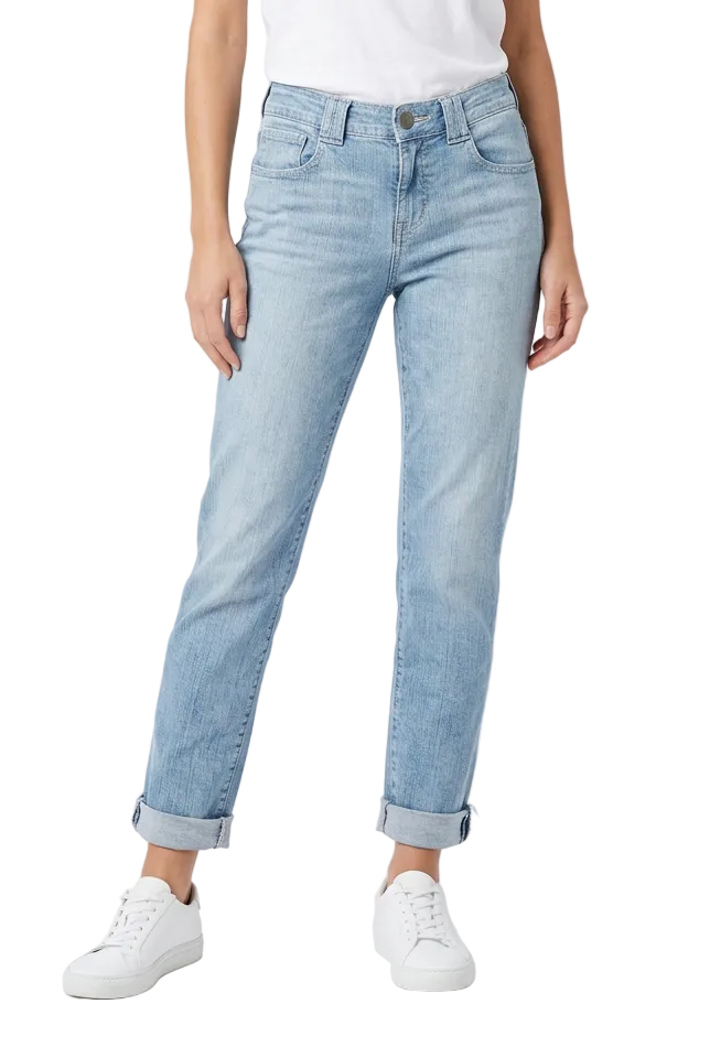 Seven 7 light blue stretch straight jeans, size 27/10