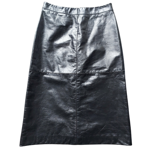 GAP genuine leather skirt, size 8