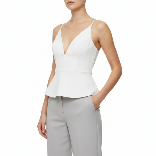 WISH ivory top size 8
