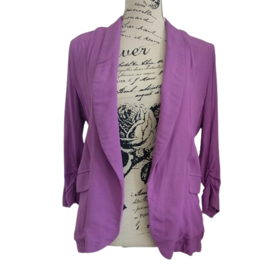Evil Twin purple viscose jacket, size 8