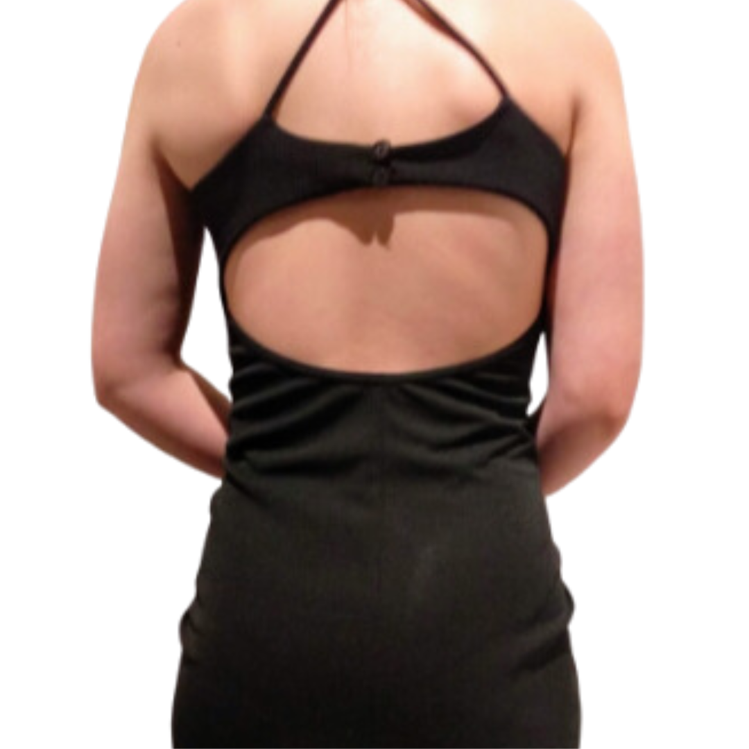 'Kelly' black formal dress, size 8