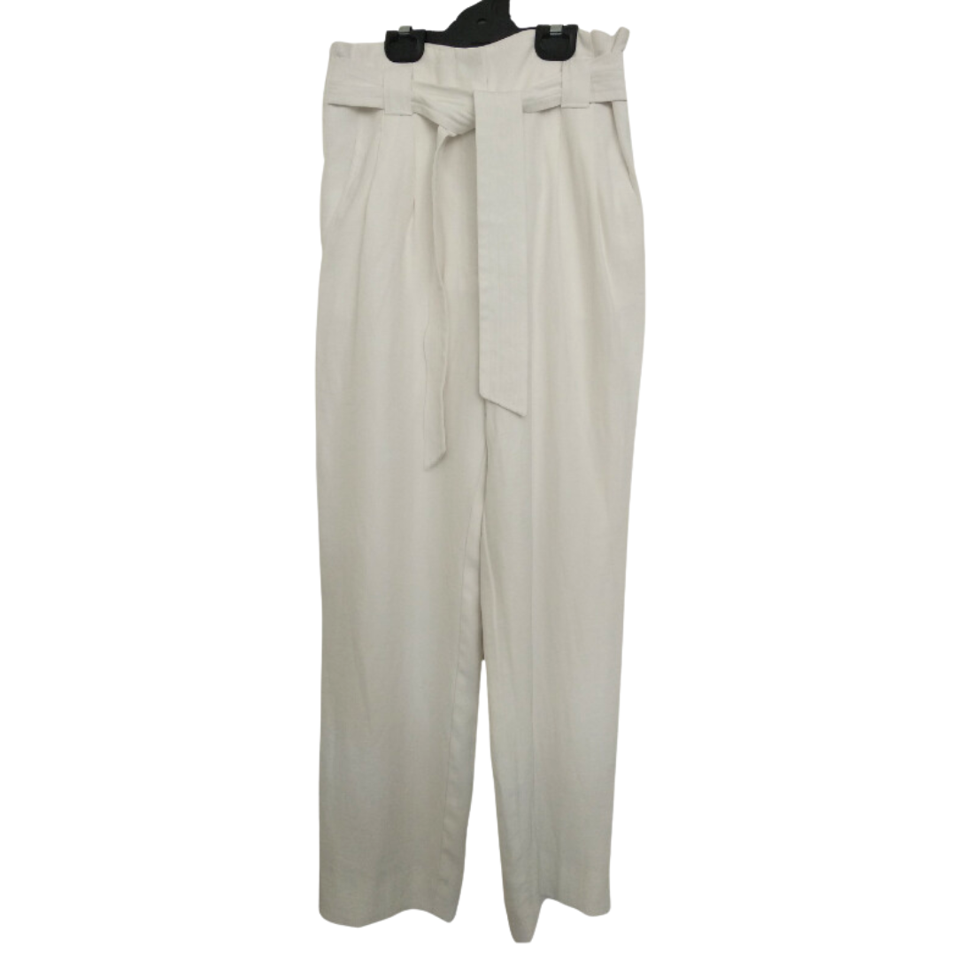 Forever New ivory high waisted Summer pants, size 8