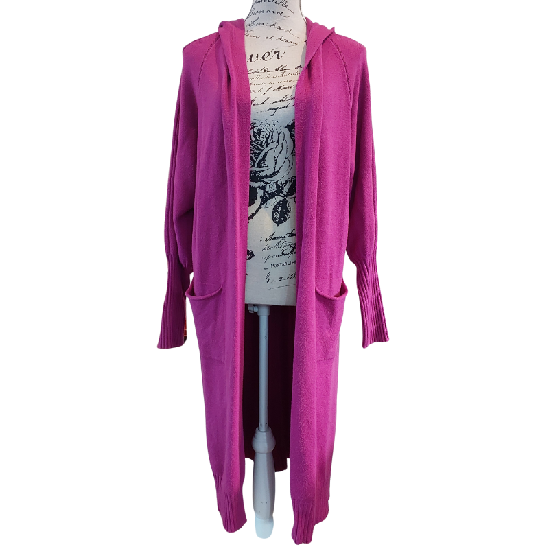 Eb & Eve cerise layering cardigan,  size OSFM 10-12-14-16