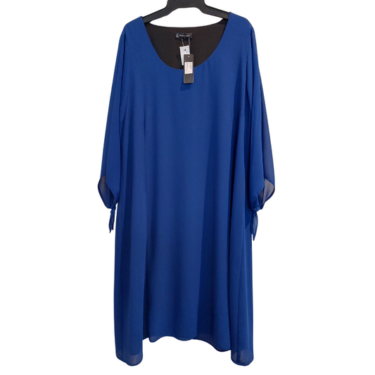 SALE NEW Bittermoon blue chiffon dress size 14 R $275