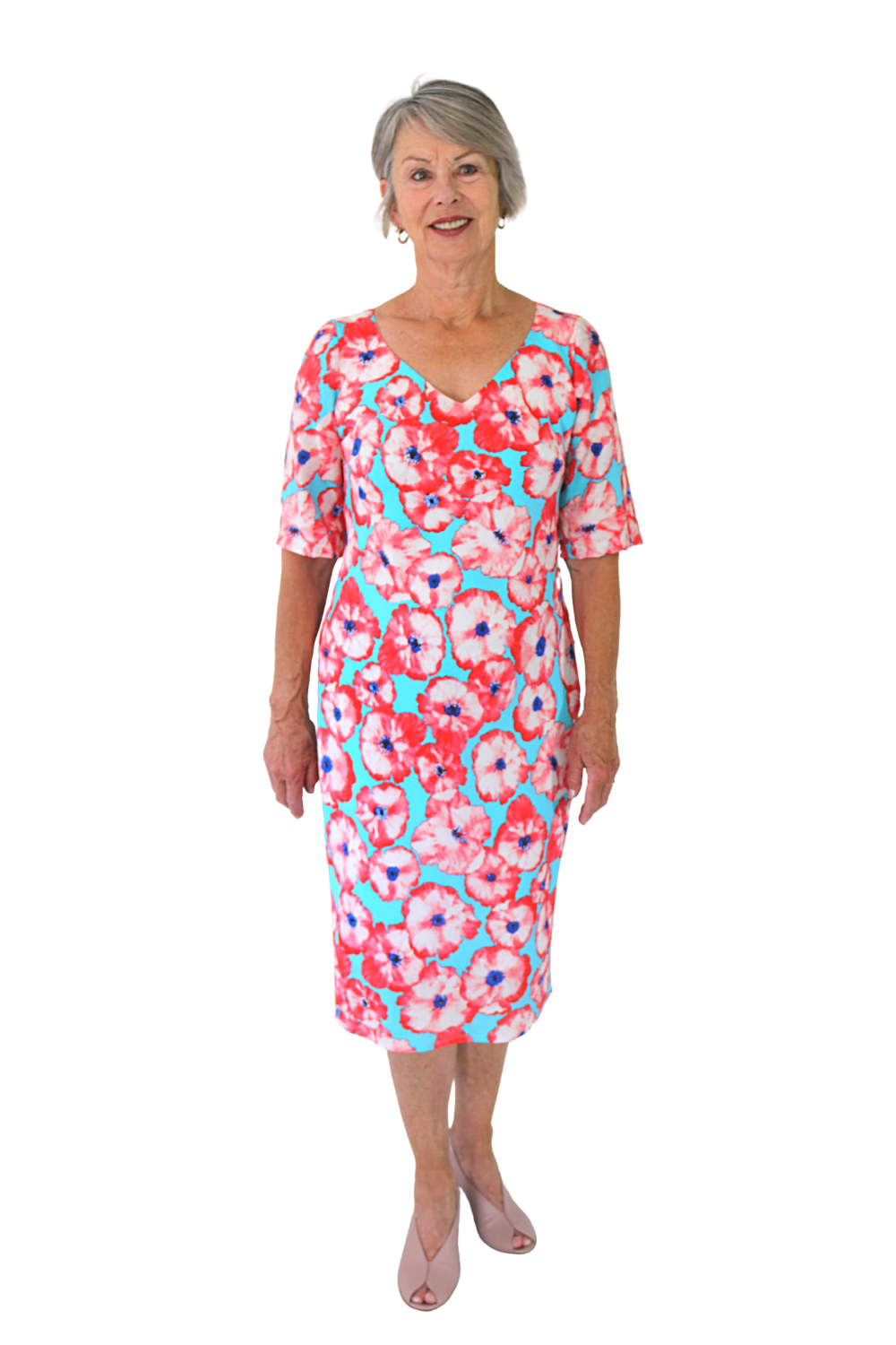 NEW Corina's floral dress, size 14, retail $325