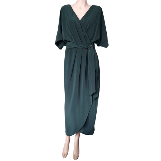 Willa green dress, size 16