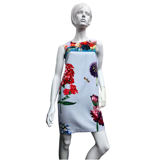 Trelise Cooper blue floral dress, size 12