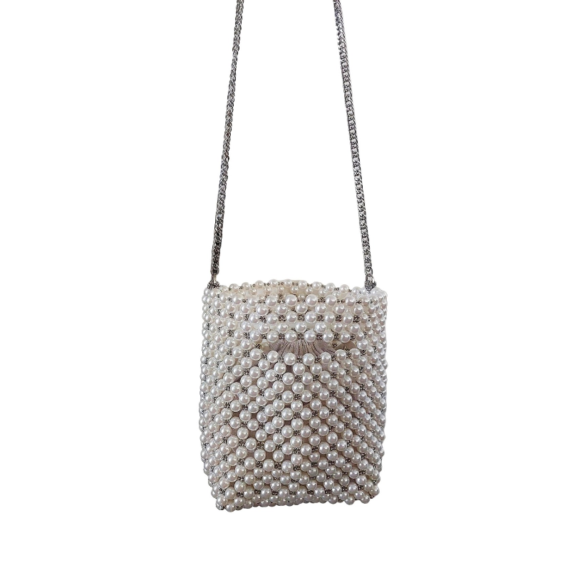 Silver Pearl Bag Hire, $10 with a dress