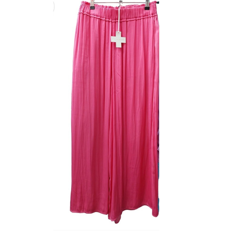 Stella + Gemma pink wide leg silky pants, size 10