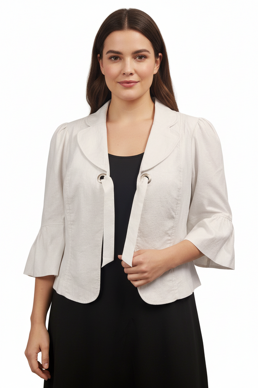Catalyst silver/ bone jacket, size 16