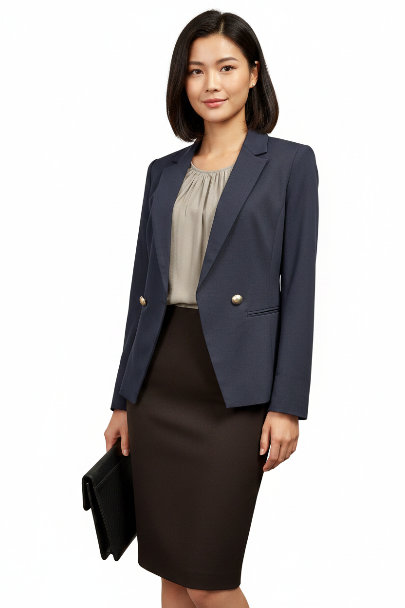 Seeking Lola navy blue jacket, size 8