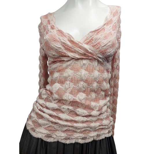Annah S pink top, size 10