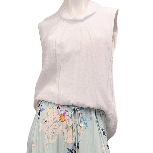 Jigsaw white top,  size 10