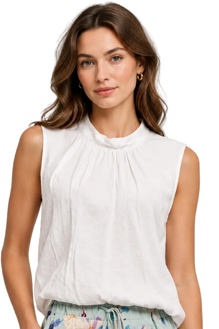 Jigsaw white top,  size 10