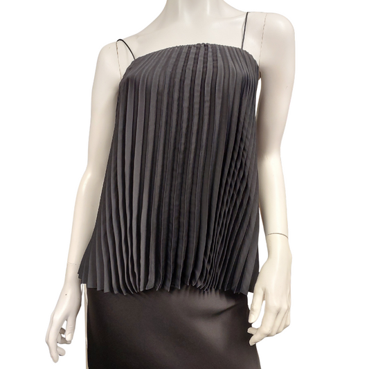 Country Road black pleated top, size 10